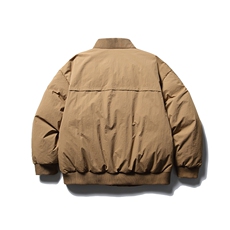 南夏乔装2025冬款纯色立体裁剪褶皱装饰立领羽绒服日潮90羽绒袄男，男装羽绒服，电商S006（B521）