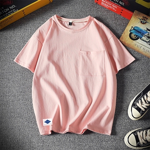 DX24061-P25大口袋百搭短袖t恤男大码半袖体恤上衣服图片
