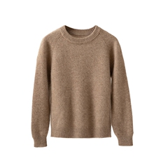 2024秋冬新款童装35%山羊绒7针插肩纯色圆领羊绒衫，童装儿童羊绒衫，旭泰羊绒