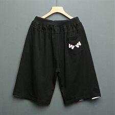 夏装新款短裤男士休闲宽松潮款七分裤运动裤中裤加肥大款，男装休闲裤，星座802