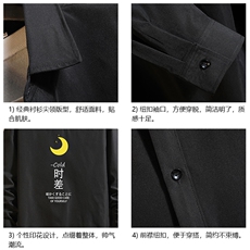 CS15047-P38加绒款-P48长袖衬衫男士大码宽松衬衣男寸衫砖墙，男装衬衫，电商A040A