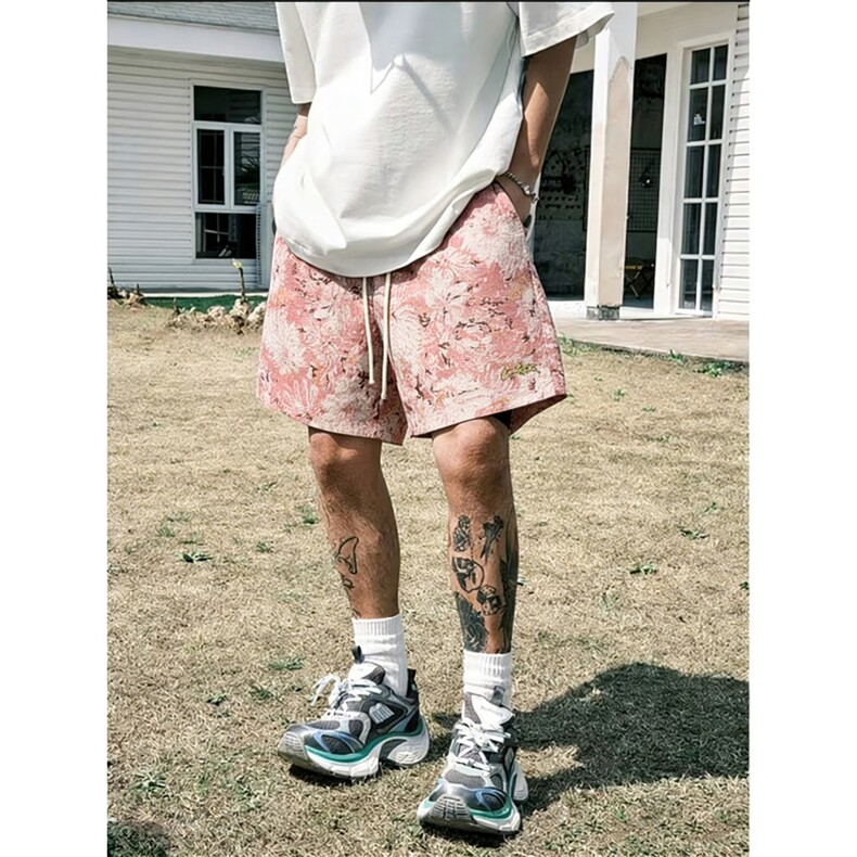 现货！夏威夷风格短裤休闲裤五分裤夏季裤子A061-AD01578-特P25，男装牛仔裤，电商A061