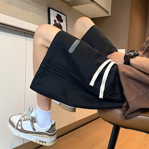 K152/P35夏季新款宽松休闲短裤男夏季五分裤潮大码男中裤子图片