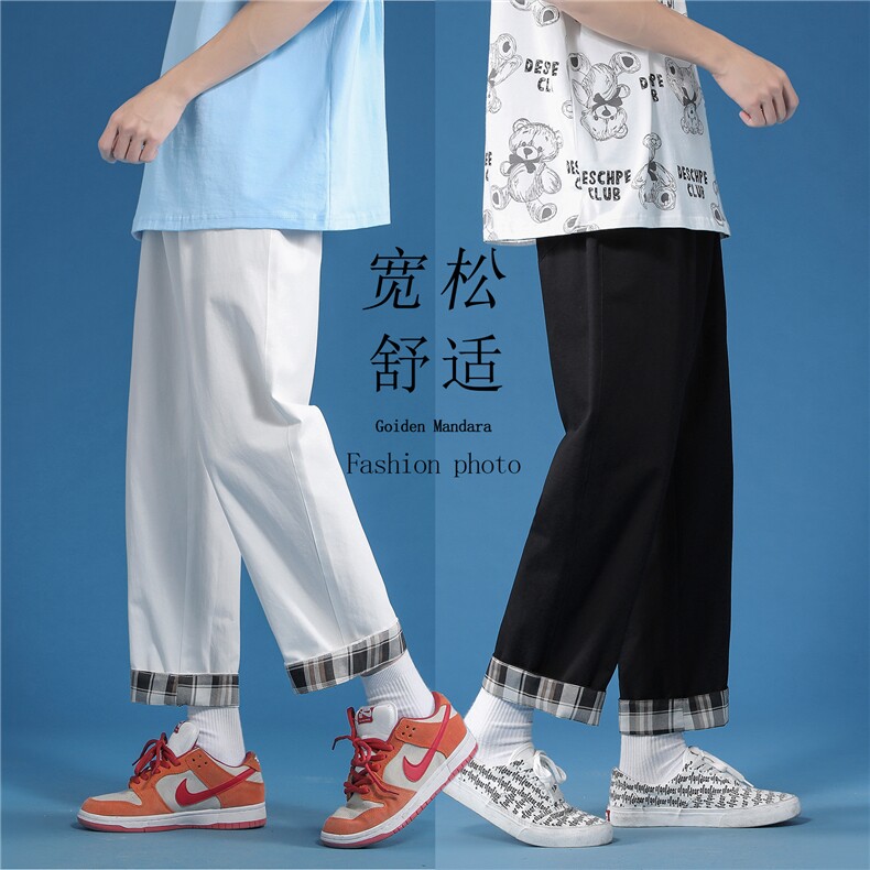 2023春款运动风潮流百搭抗皱休闲九分卫裤  K615-特批：35图片