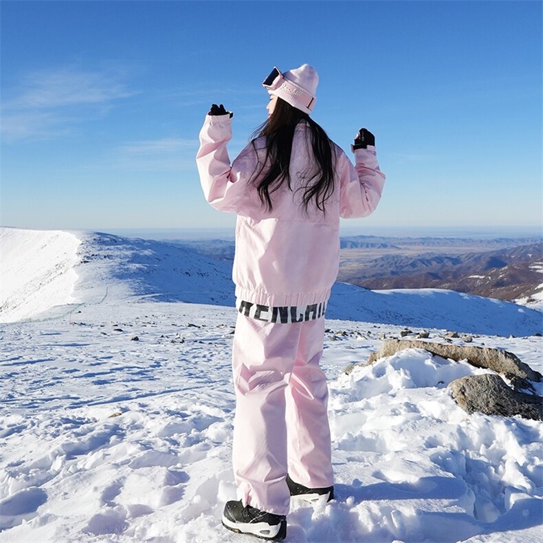 防水防风单板男女同款内里加绒滑雪服衣裤套装TZ032-P210控318,男装休闲套装,电商A001