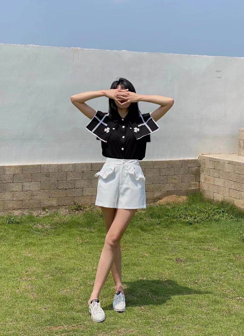 黑白小众设计感套装，女装职业装，GN