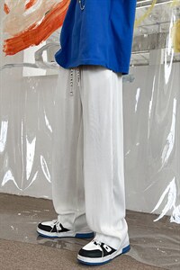 B221 抖音高品质 夏装新款男女情侣款冰丝拖地长裤子 LK22024-P50图片