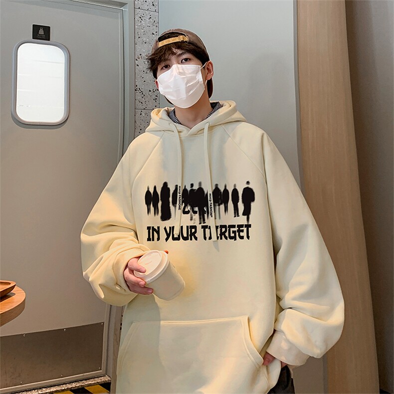 已注册港风华棉得物抖音直播高品质宽松男休闲连帽卫衣W5215P40,男装卫衣,电商C408-1(原B339-1)