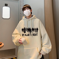 已注册港风华棉得物抖音直播高品质宽松男休闲连帽卫衣W5215P40，男装卫衣，电商C408-1(原B339-1)