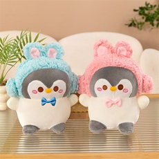 盛润毛绒玩具 耳机企鹅（精品款）