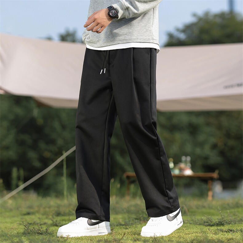 2025秋冬休闲裤男风宽松大码长裤子潮青年直筒哈伦裤AK16P50,男装休闲裤,星座220-2