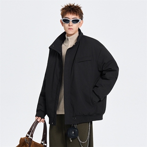 MY833-P85 棉服男冬季新款港风宽松立领棉衣S-2XL图片