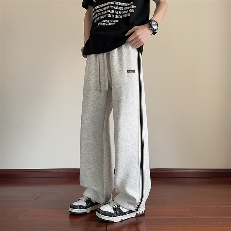休闲裤子男士秋冬2025新款卫裤运动直筒休闲百搭长裤D015-P45,男装休闲裤,星座509