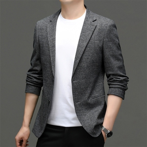 6637-1秋冬新款男士西服外套商务休闲男装通勤P143图片