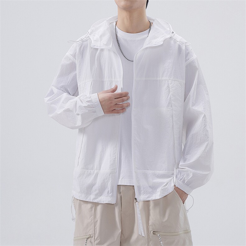 GENIOLAMODE冰丝防晒衣男士夏季薄款2025新款防紫外线钓鱼服外套,男装防晒衣,星座1204-3