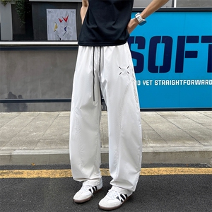 clenafit弯刀裤子男夏季美式街头潮牌痞帅港风直筒显瘦春秋工装裤图片