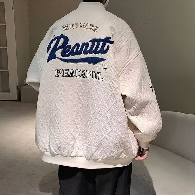2024棒球服外套男春秋季美式青少年夹克潮牌情侣男装上衣,男装夹克,星座218-1（原230）