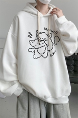 连帽卫衣男大码胖子帽衫大号运动服WY2427-P35，男装卫衣，电商A040