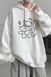 连帽卫衣男大码胖子帽衫大号运动服WY2427-P35图片
