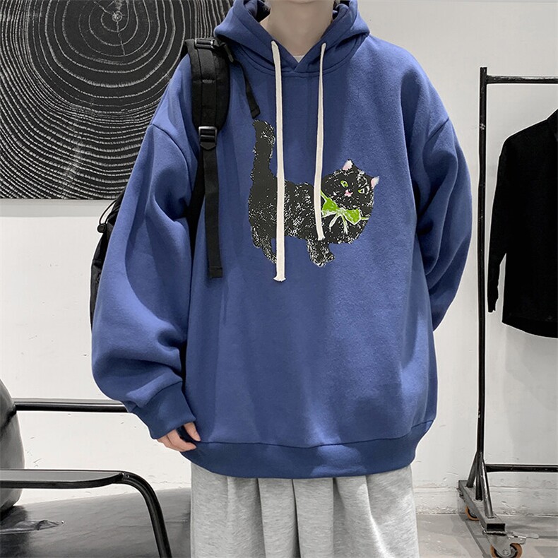 连帽卫衣男大码胖子帽衫大号运动服WY2413-P35,男装卫衣,电商A040