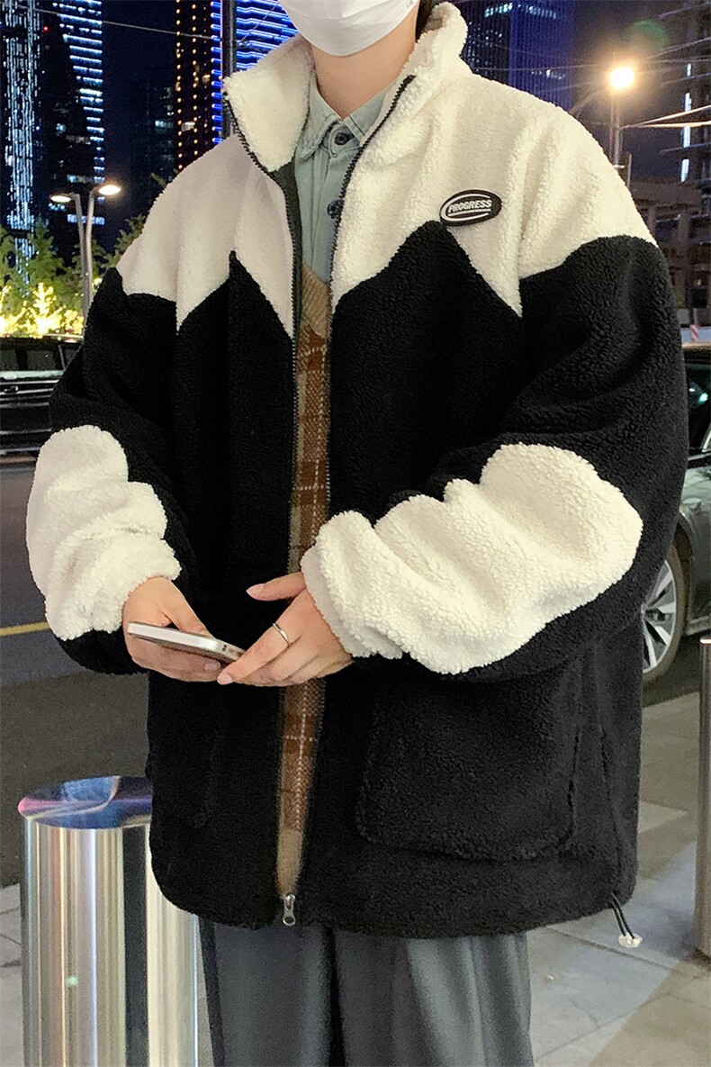 22冬季加绒加厚羊羔绒棉衣男装保暖棉服外套男MY103P105控价138,男装棉衣,电商A086