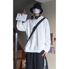 潮流麂皮绒连帽九色卫衣大码宽松休闲内搭W4613-P35【特价】，男装卫衣，电商A007
