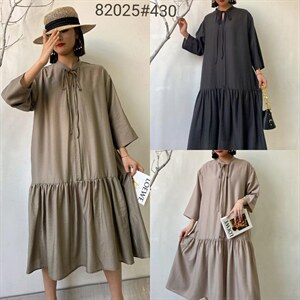 2022连衣裙,女装连衣裙,仓沐麻衣