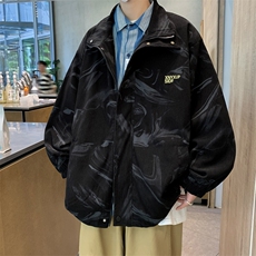 高级感灯芯绒外套男春秋冬季港风潮牌痞帅夹克宽松上衣JK0613-P63，男装夹克，星座308B-2