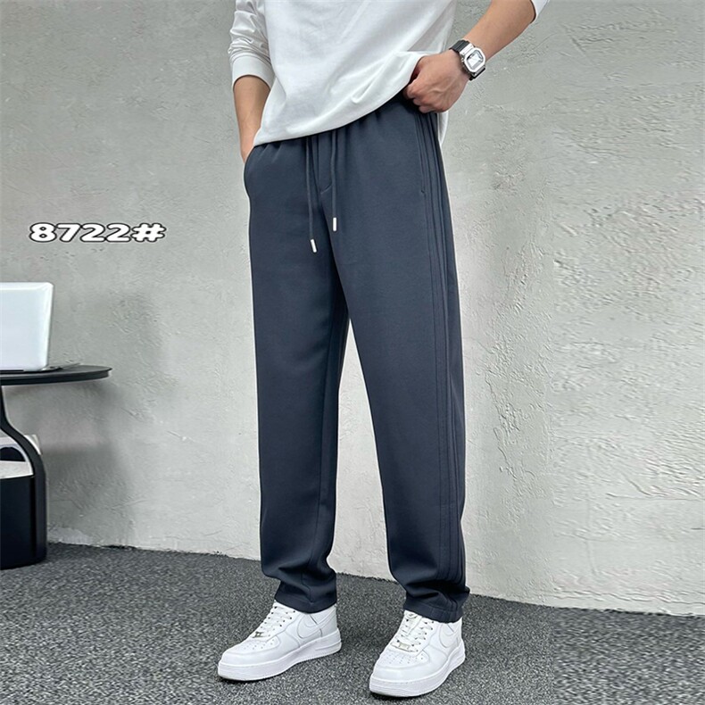 松紧抽绳男宽松休闲裤百搭运动裤卫裤A329-K8722-P60,男装休闲裤,电商A329