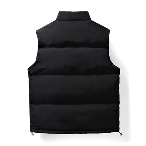 现货5W件冬季三防硬挺boxy短款立领棉衣马夹外套加厚马甲保暖棉服