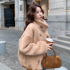 6898数据款大货已出现货两面穿皮毛一体外套P195K298，女装派克服，2D034
