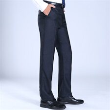 904/P65冬季加绒加厚爸爸裤西裤男老年厚款保暖男裤休闲宽松裤，男装西裤，星座1216（原钱塘722）