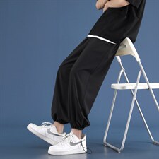 男士休闲春夏季宽松九分卫裤男韩版潮束脚裤子  2023-特批20图片
