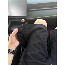 网眼透气速干短裤男款夏潮牌户外侧拉链五分裤冰丝沙滩裤XK337，男装牛仔裤，星座208-5