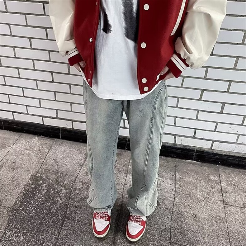美式牛仔裤男款秋季长裤潮NT05P46,男装牛仔裤,星座1116-2