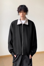 秋季假两件夹克5Q1117-TP80138男士巴恩风水洗休闲翻领外套，男装夹克，电商A102