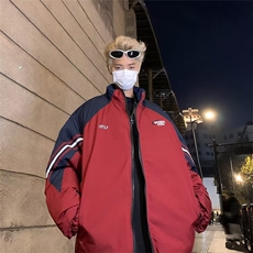 新款双面穿棉衣男冬季棉袄外套韩版潮流面包服HT38P98，男装棉衣，星座1116-2