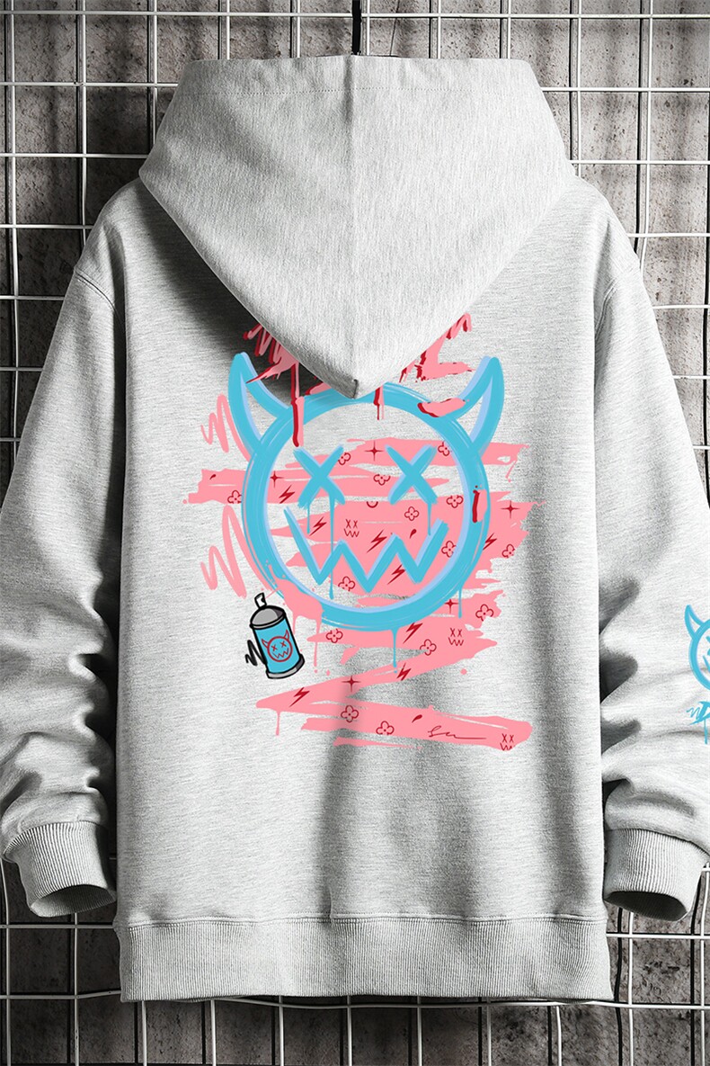 KS21178-P38加绒款-P43连帽开衫卫衣男运动外套大码班服网格,男装卫衣,电商A040A