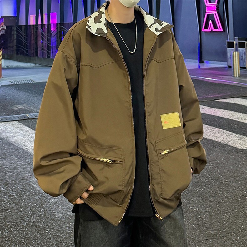 F538P60秋冬男装夹克外套时尚潮流港风男上衣,男装夹克,星座512-6