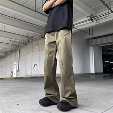 高街美式裤男潮牌痞帅炸街直筒裤子春季潮流，男装休闲裤，星座716-4