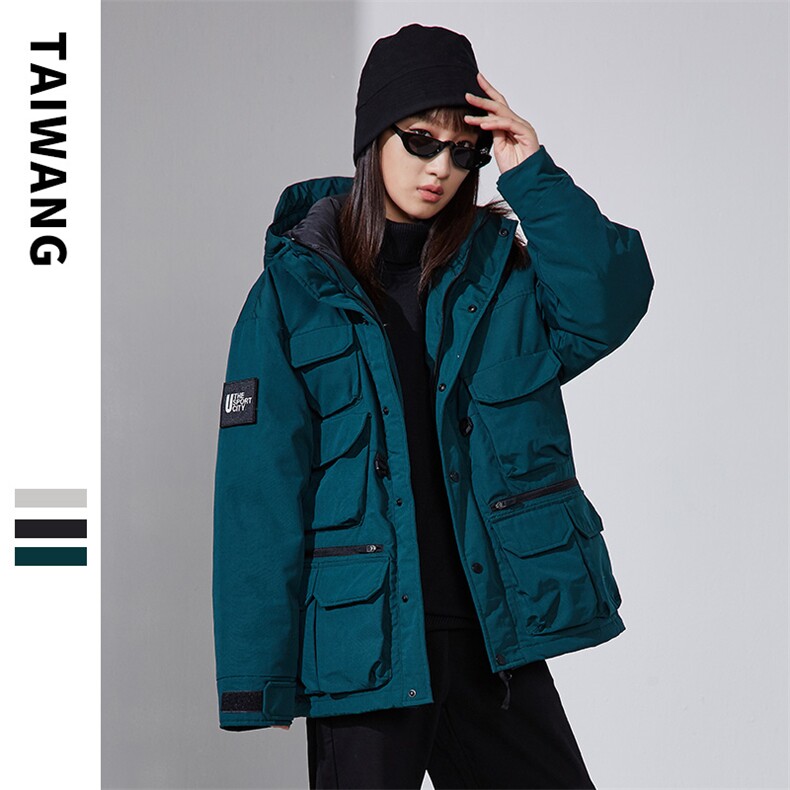 2020冬季新款棉服加厚时尚中性外套连帽棉衣男潮流A436-907,男装棉衣,电商A436