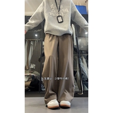 春季2026垂感西裤男老钱风薄长裤打褶休闲裤C62184-TP3568，男装西裤，电商A102