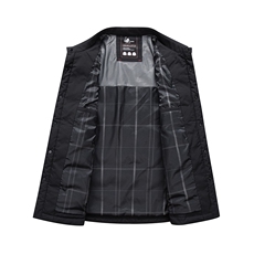 中年男士翻领商务休闲羽绒服冬季新款爸爸装加厚保暖白鸭绒外套，男装羽绒服，电商B212（原钱塘6029）