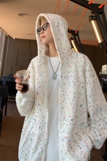 男女同款潮牌连帽开衫卫衣秋季新款针织衣外套HY629P75，女装短外套，电商A102B