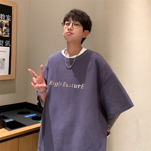 ！2025夏季新款男士华夫格短袖T恤半袖TXH2401特P23控38图片