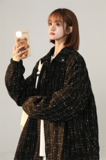 JK8007/P60春装现货中性风小香风宽松外套夹克男女潮男女上衣，男装夹克，电商A141