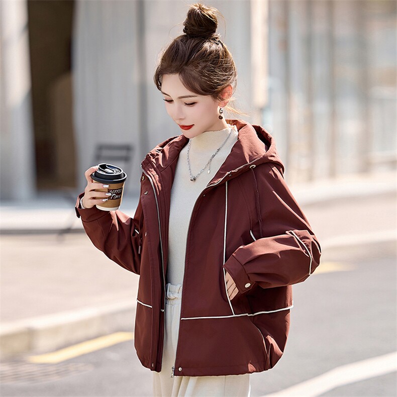 2024年冬季冬装加绒加厚韩版潮流棉服时尚潮流,女装棉衣/棉服,心心服饰