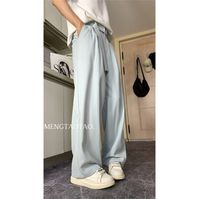 现货（量大价优)~春夏季冰丝垂感显瘦西装休闲长裤 K06009 P45图片