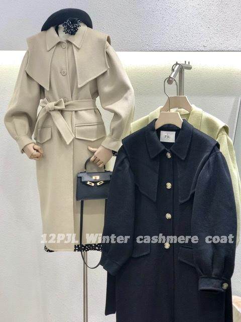 现货全手工双面羊绒大衣，女装，十二平均律