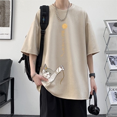 麂皮绒短袖t恤男大码半袖男JD82013-P25，男装T恤，电商A040